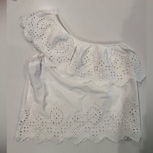 Eyelet One shoulder Abercrombie Top XS